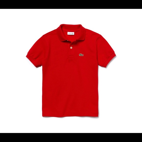 Lacoste Other - Worn Twice! Boys Sz 14 Red Lacoste Polo